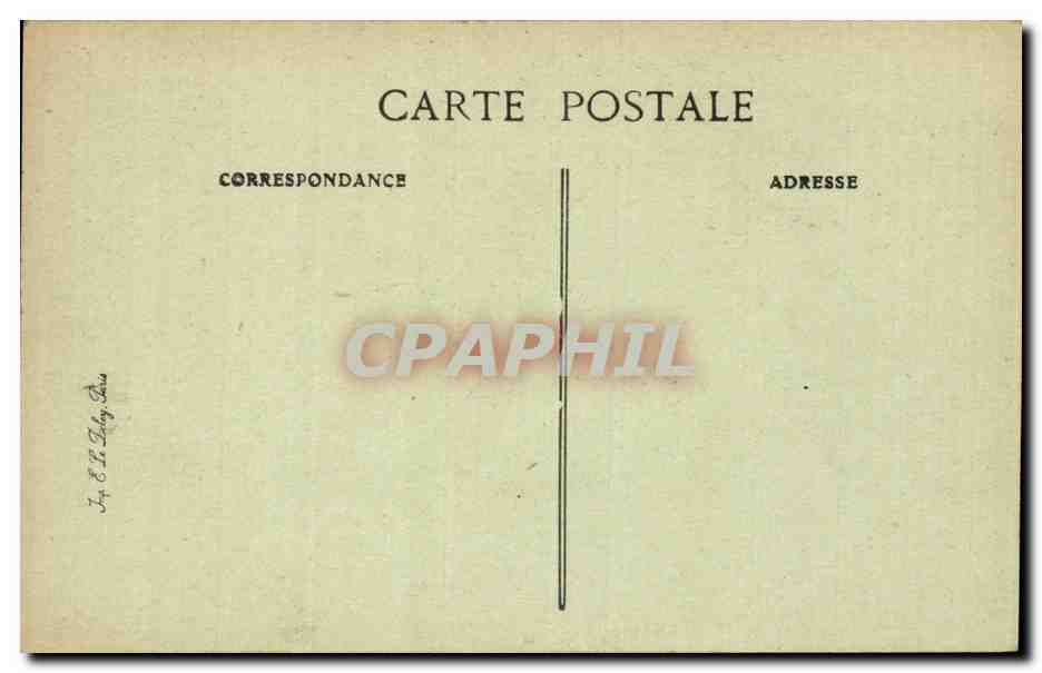 Paris CPA Arc de triomphe du cArrousel — Rückseite