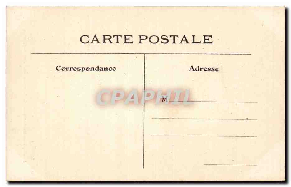 Paris CPA Saint Pierre du gros caillou — Verso