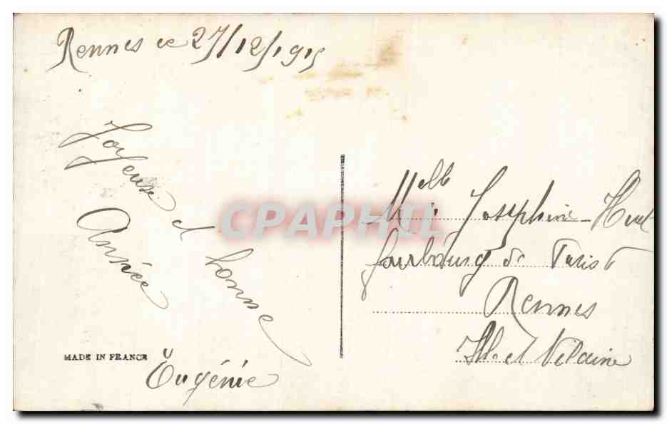 Femme tenant un bouquet — Bonne Année — Myrkaï, n°214 — Reverso