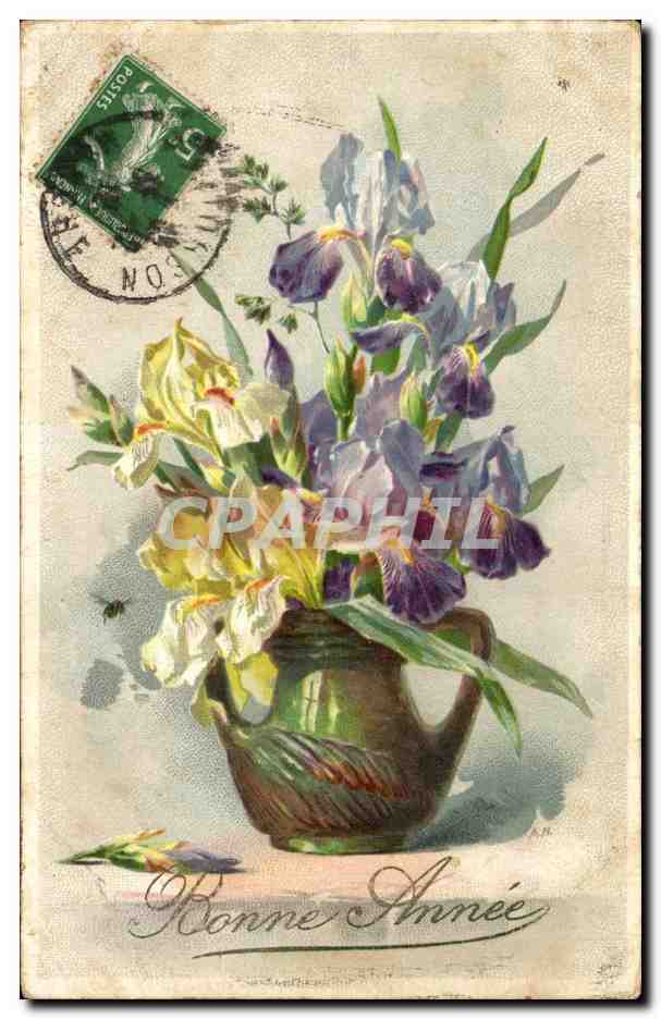 CPA Fantaisie Fleurs