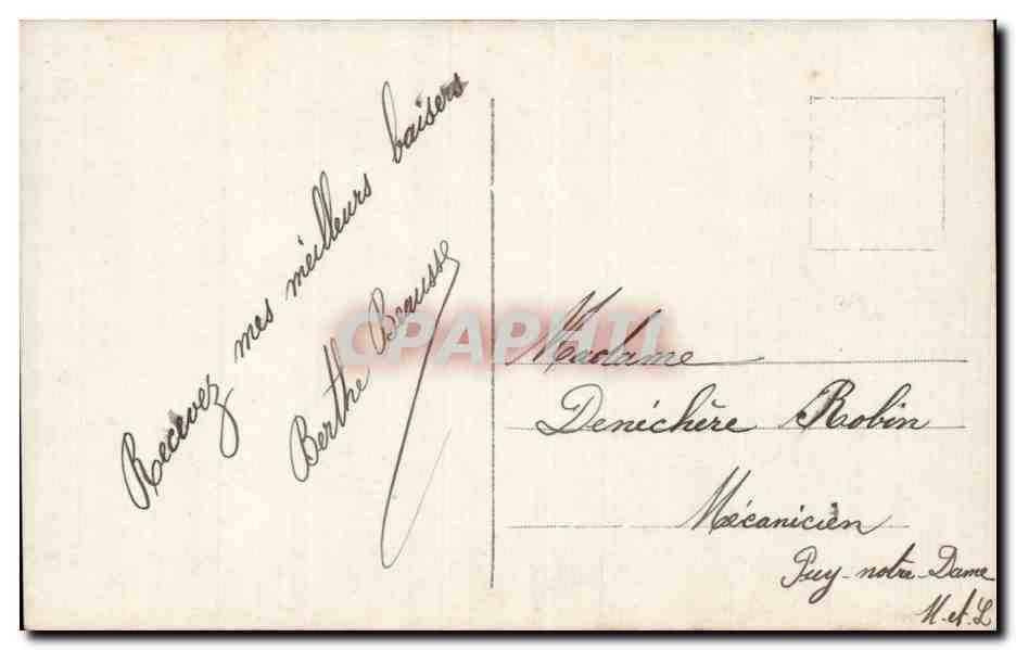 CPA Fantaisie Enfant Garcon Bonne fete — Verso