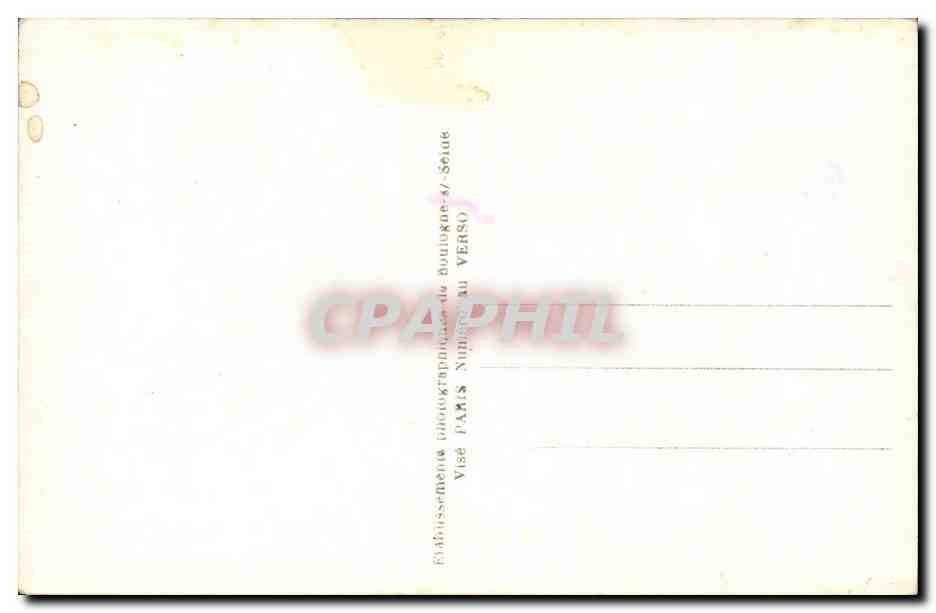 CPA Fantaisie Femme  — Rückseite