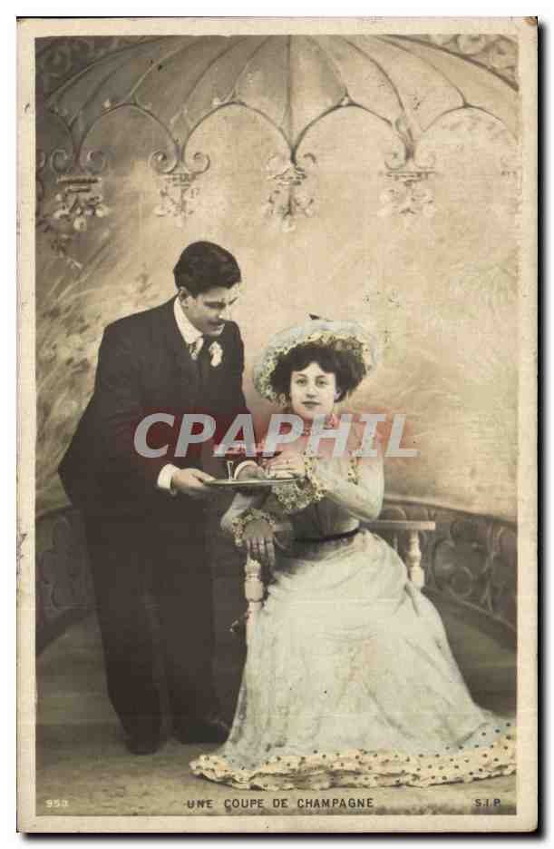 Une Coupe de Champagne — scène de couple — S.I.P. n° 953