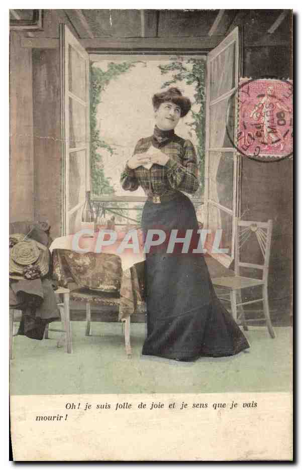 CPA Fantaisie Femme