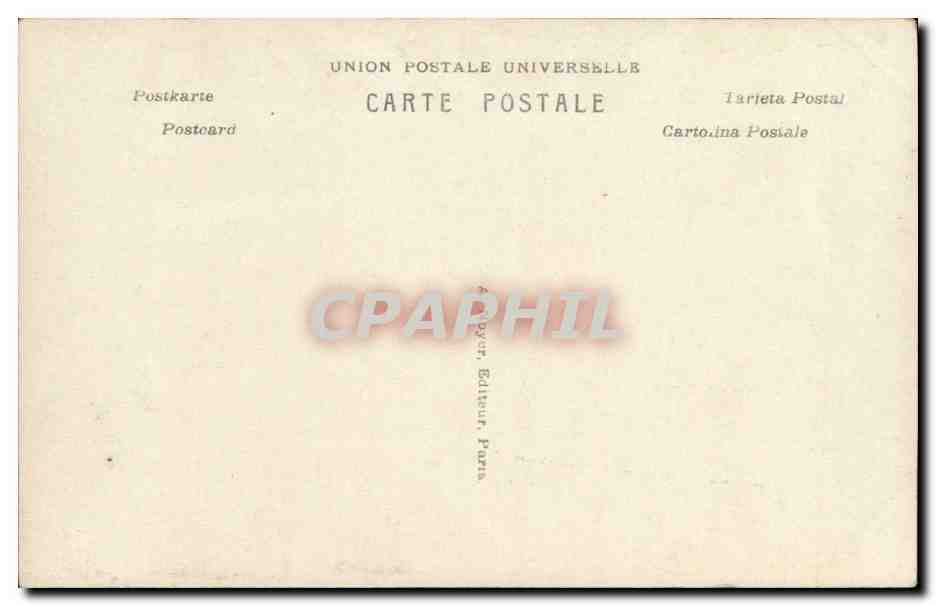 Mabrouka — Salon 1911 — A. Ranvier Chartier — Mabrouka — éditeur A.N. Paris, n° 652 — Rückseite