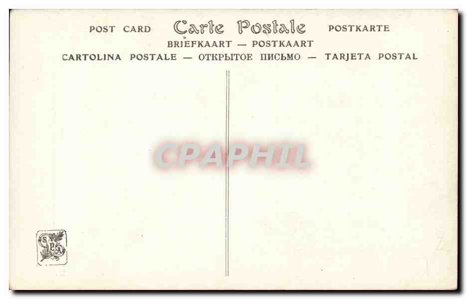 CPA Fantaisie SAlons de 1909 Une elegante Ancien regime Mlel cAmille Prouvost — Rückseite