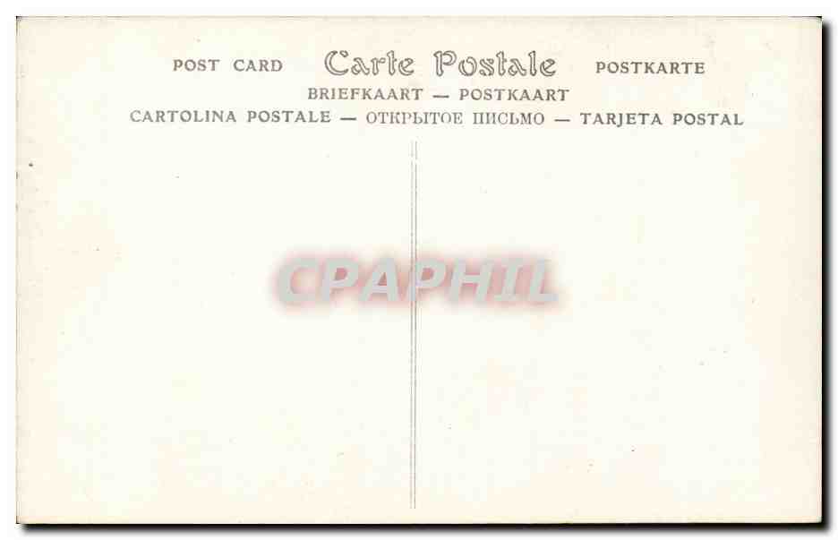 CPA Fantaisie Salon de 1909 Le the par Jef Leempoels — Verso
