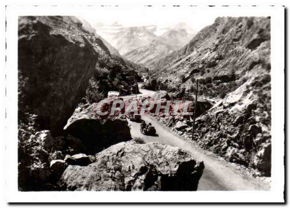 CPSM Route de Gavarnie Le grand chaos