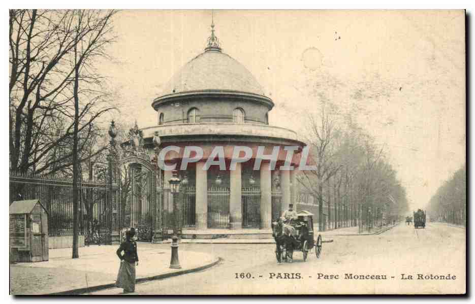 Paris CPA Parc Monceau La rotonde