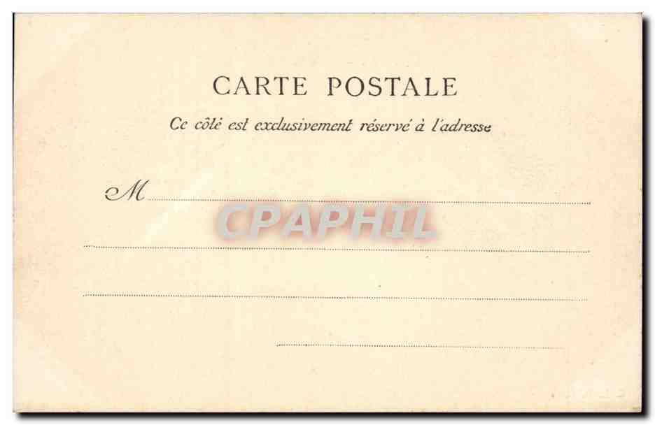 Paris CPA Place du trone — Rückseite