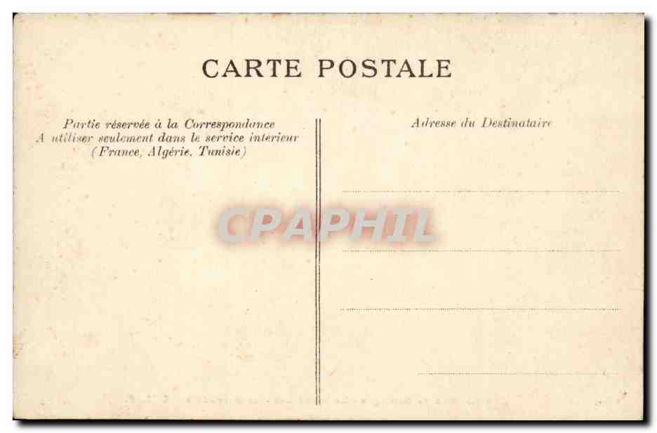Paris CPA Bois de boulogne Le grand lac Le Belvedere — Rückseite