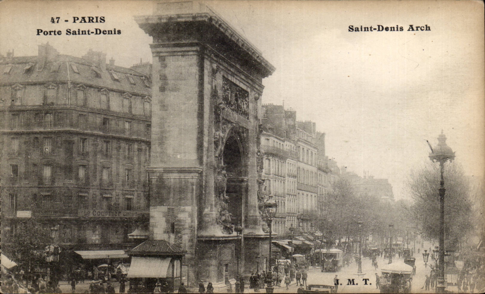 Paris CPA Porte Saint Denis