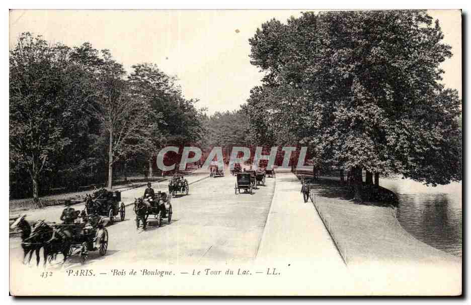 Paris CPA Bois de Boulogne Le tour du lac