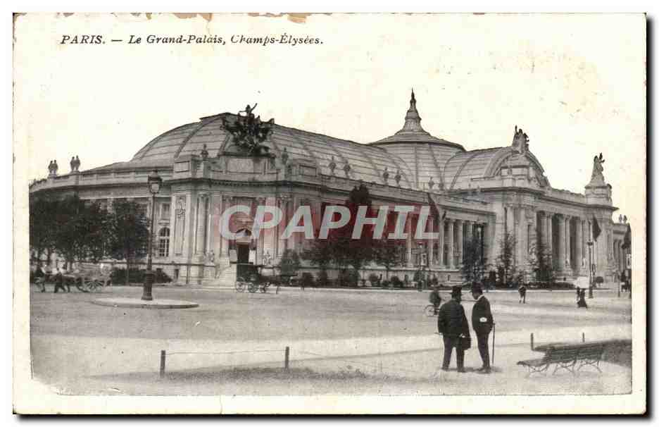Paris CPA Le grand palais Champs Elysees