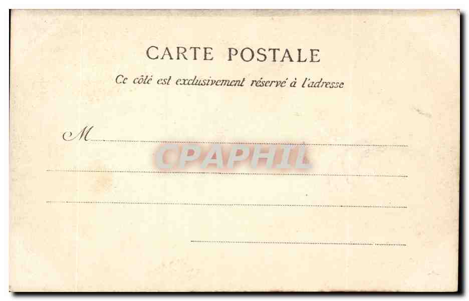Paris CPA Portail de l'eglise Sainte Clotilde — Rückseite