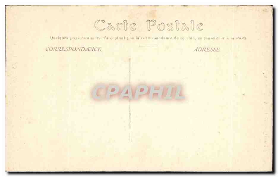 Paris CPA Inondations 28 janvier 1910 Avenue d' Antin et le grand palais — Rückseite