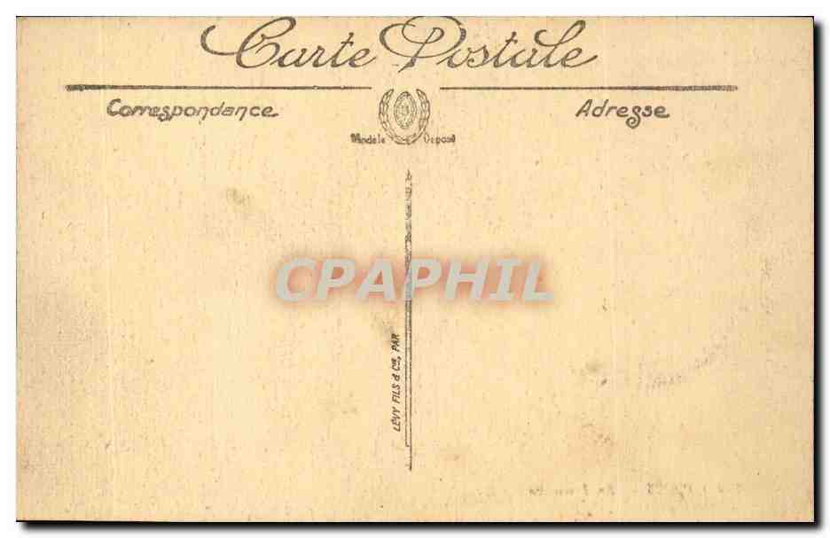 Paris CPA Le Trocadero — Rückseite