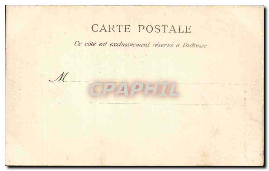 Paris CPA Saint Nicolas des Champs — Verso