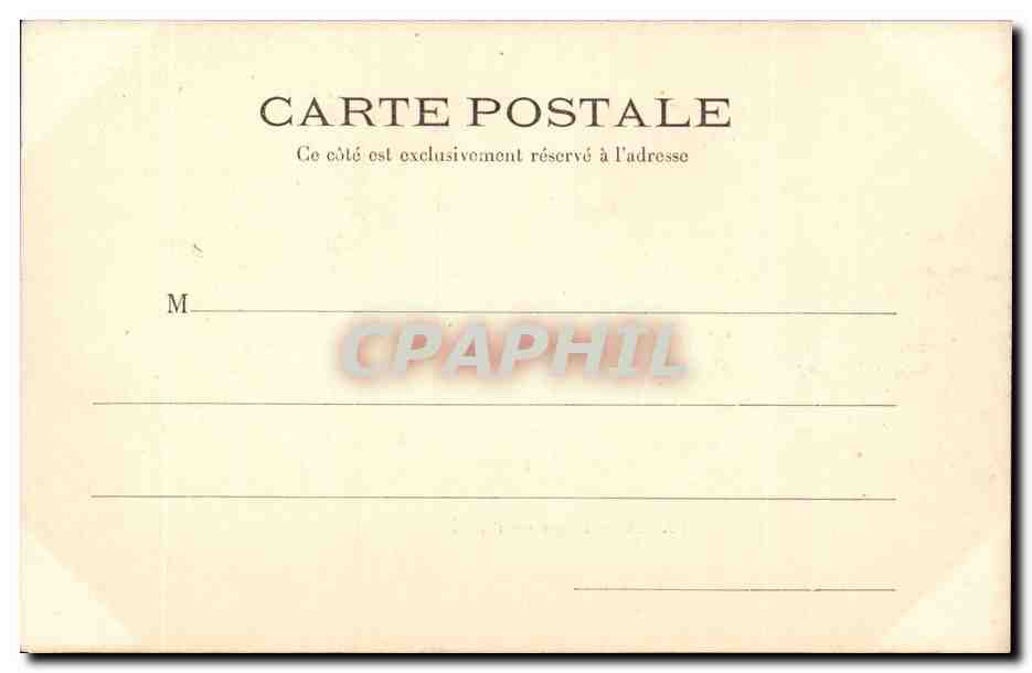 Paris CPA place de l'Insitut — Verso
