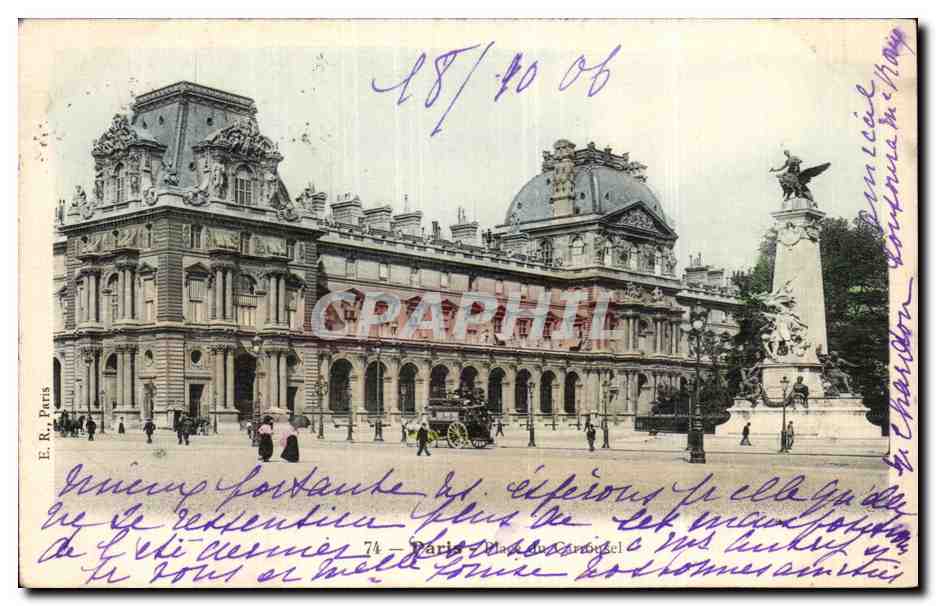 Paris CPA Place du Carrousel