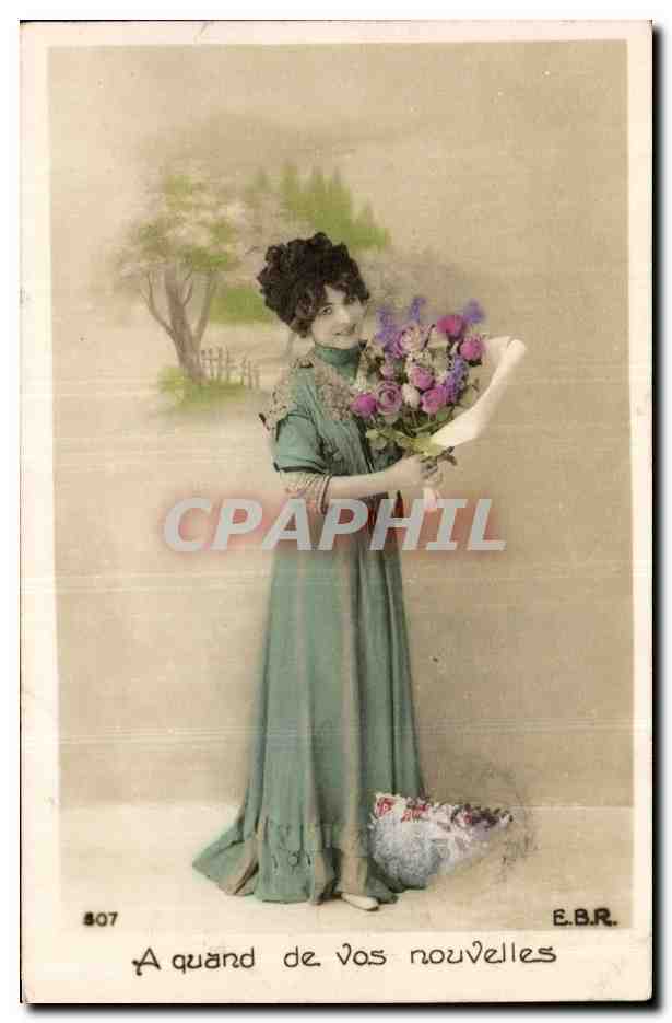 CPA Fantaisie Femme