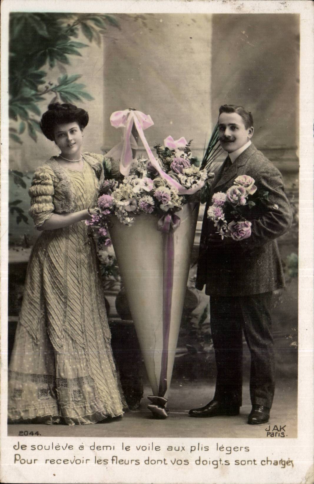 CPA Fantaisie Femme