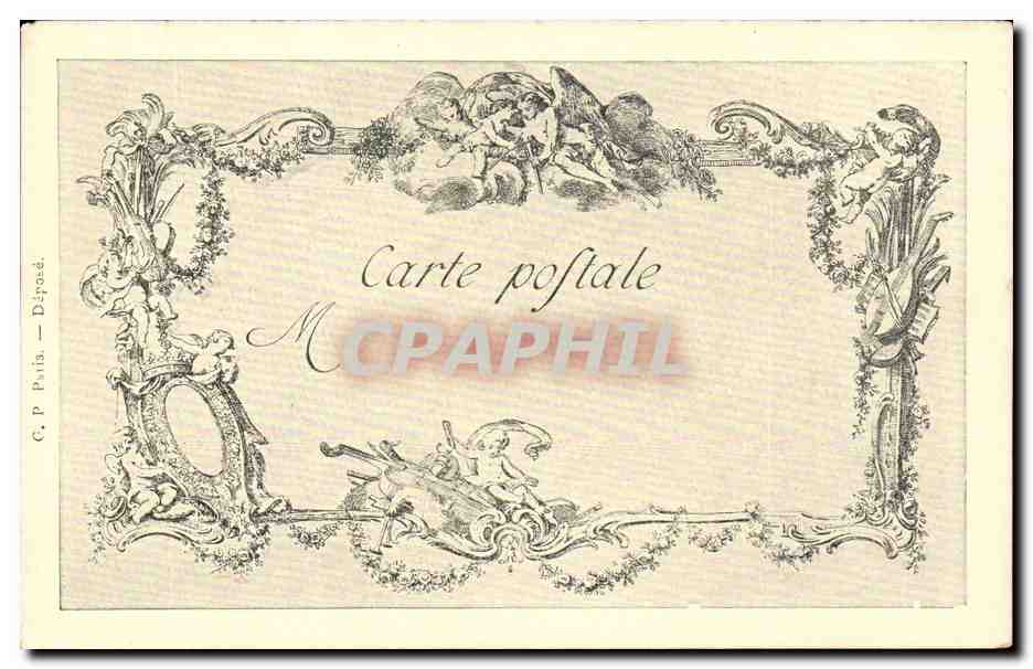 CPA Fantaisie Les chefs d'oeuvre de l'art du 18emeElisabeth Alexiewna Vigee le Brun Klauber — Verso