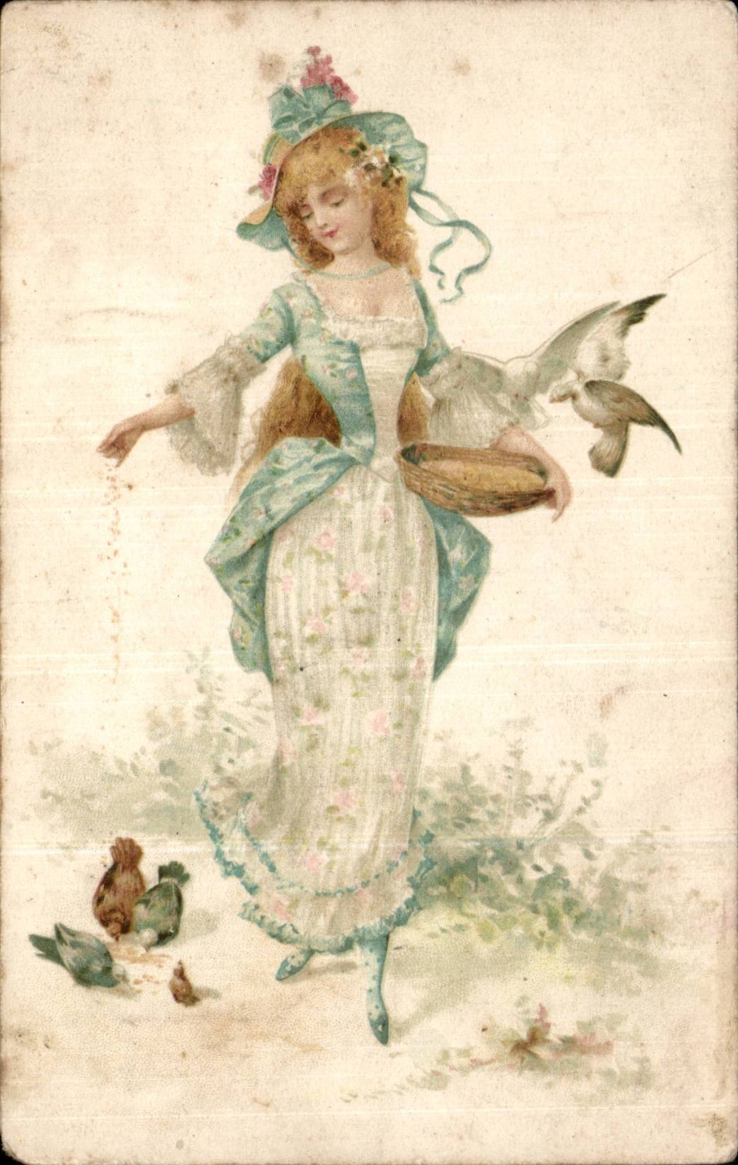 CPA Fantaisie Femme 