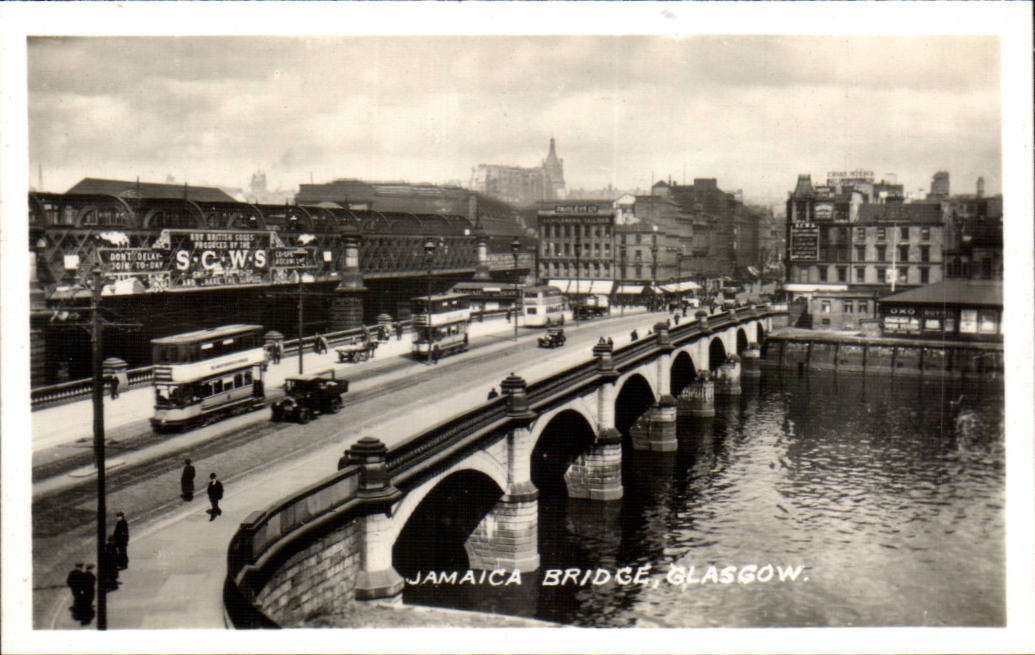 CPSM Jamaica bridge Glasgow Scotland Ecosse