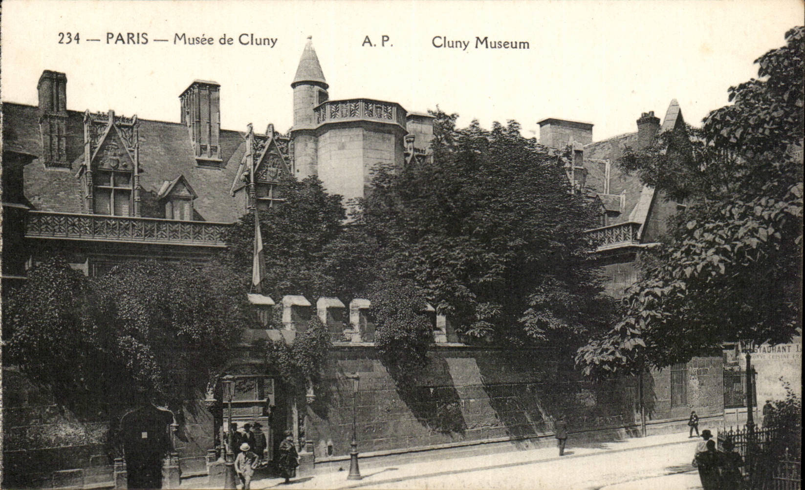 Paris CPA Musee de Cluny