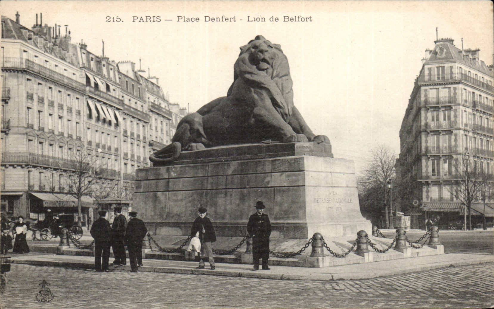 Paris CPA Place Denfert Lion de Belfort
