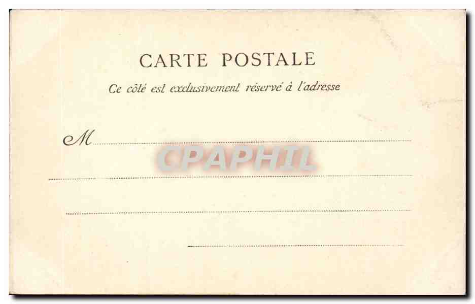Paris CPA Place Denfert Lion de Belfort — Rückseite