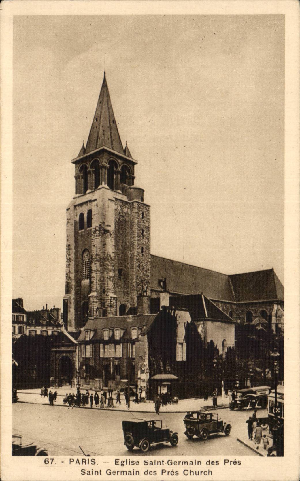 Paris CPA Eglise Saint Germain des Pres 