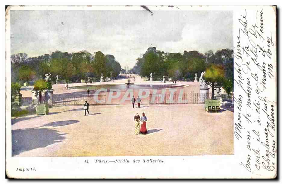 Paris CPA Jardin des Tuileries
