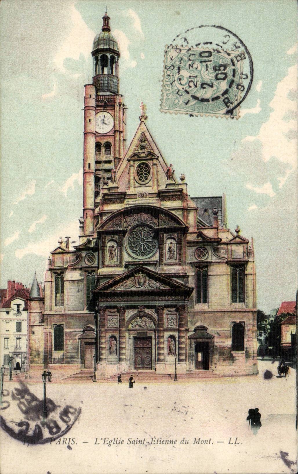 Paris CPA Eglise Saint Etienne du Mont