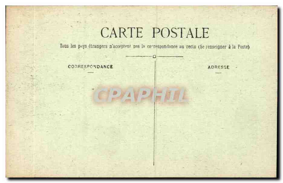 Paris CPA Notre DAme Rosace du transept — Verso