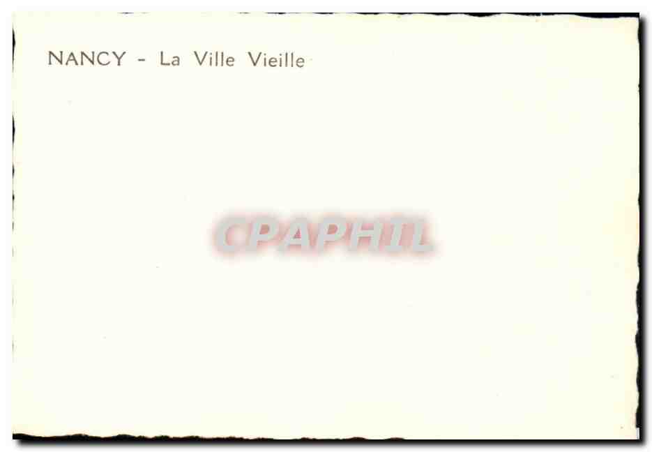CPM Nancy la vieille ville — Rückseite