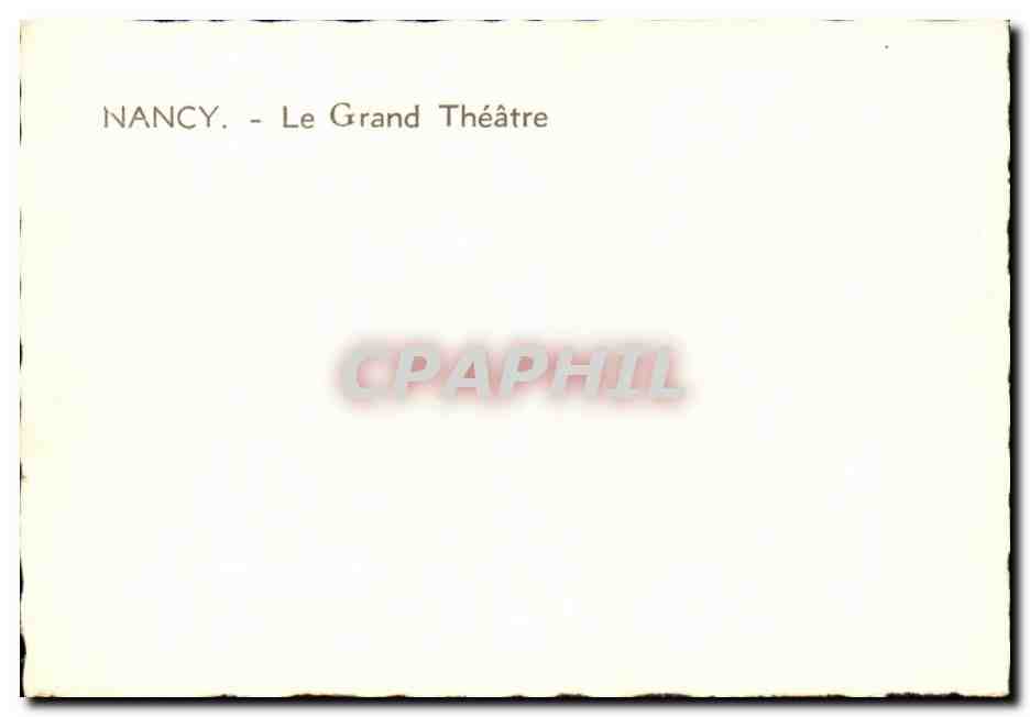 CPM Nancy le grand theatre — Verso
