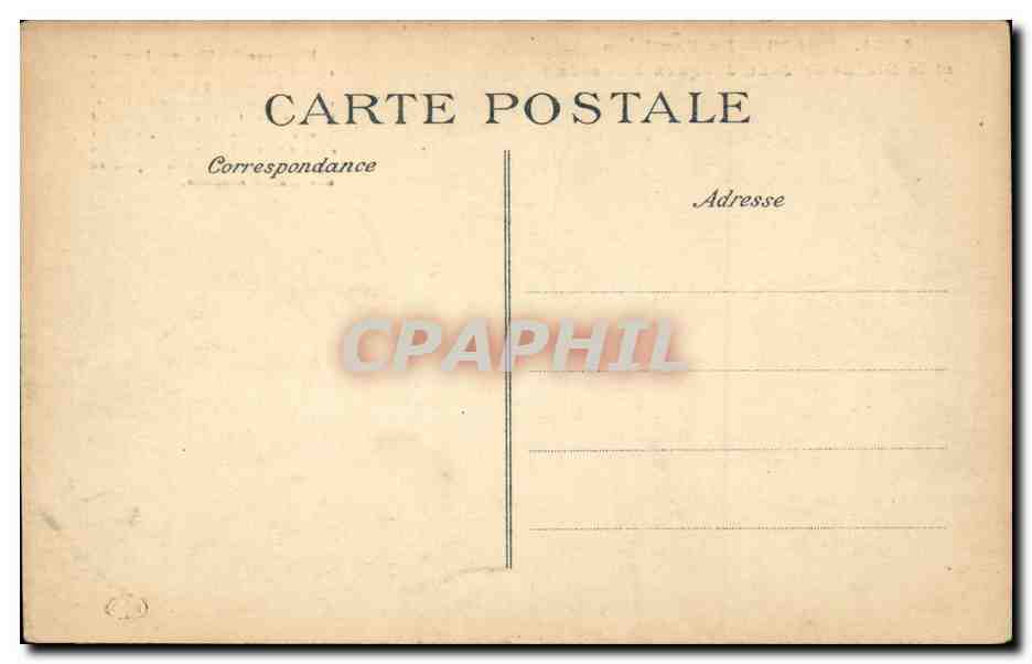 Paris CPA Pantheon et la statue de Jean Jacques rousseau — Verso