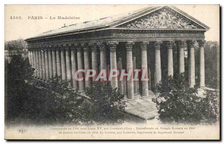 Paris CPA La Madeleine