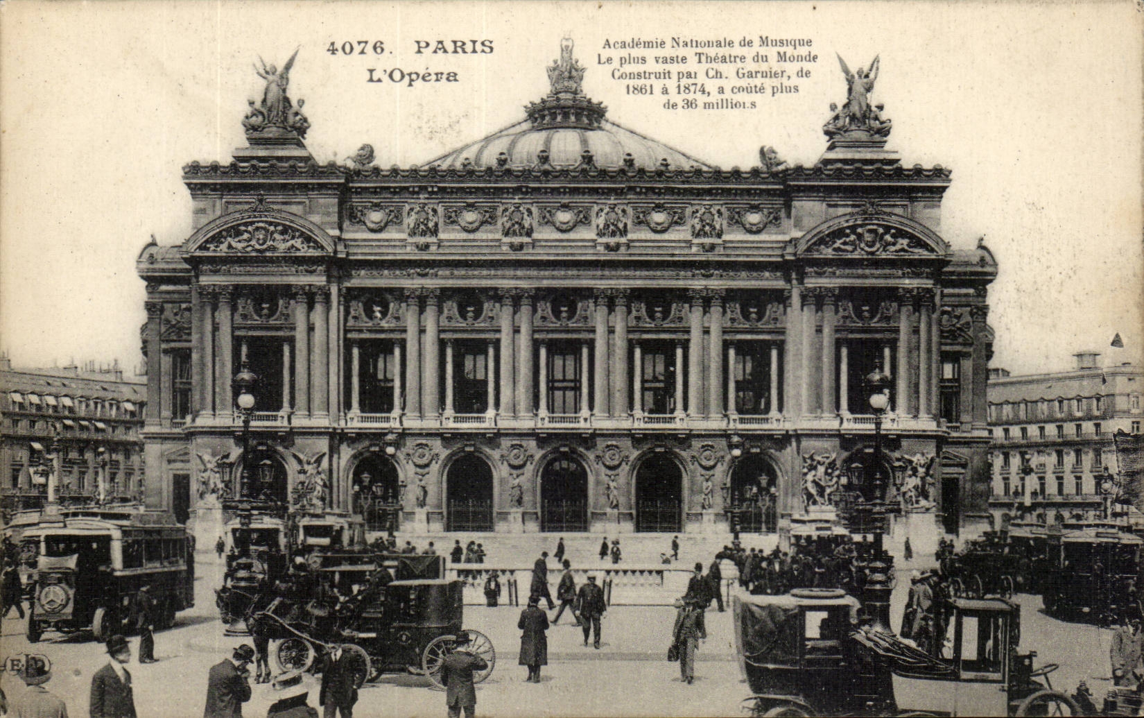 Paris CPA L' Opera