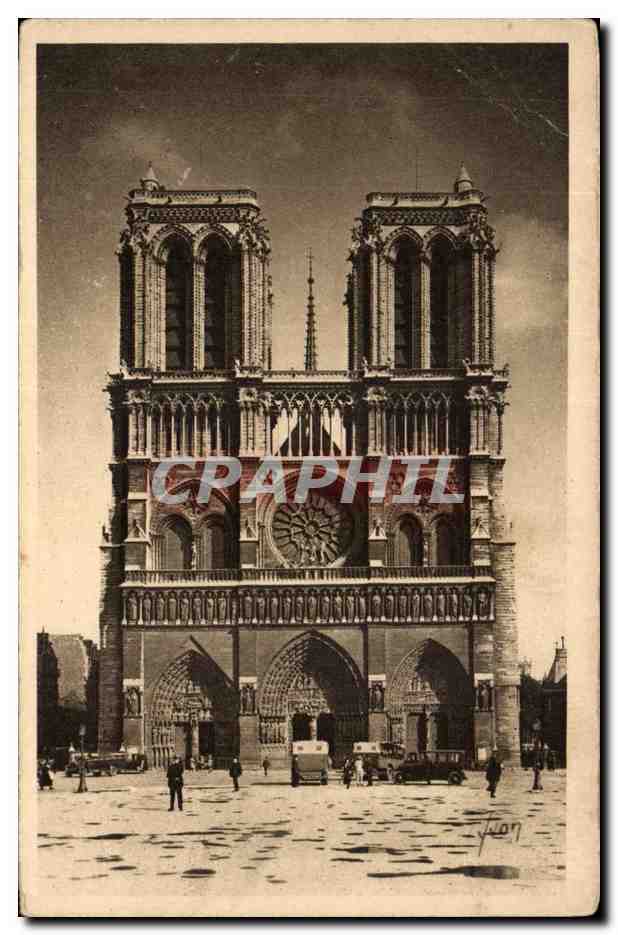 Notre-Dame de Paris — façade — Les Éditions d'Art Yvon, Paris