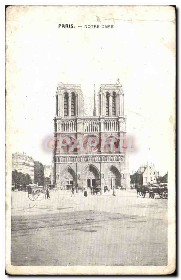 Paris — Notre-Dame — éditeur CPAPHIL, n° de série non visible
