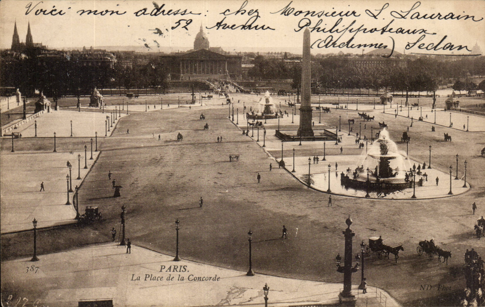 Paris CPA Place de la Concorde
