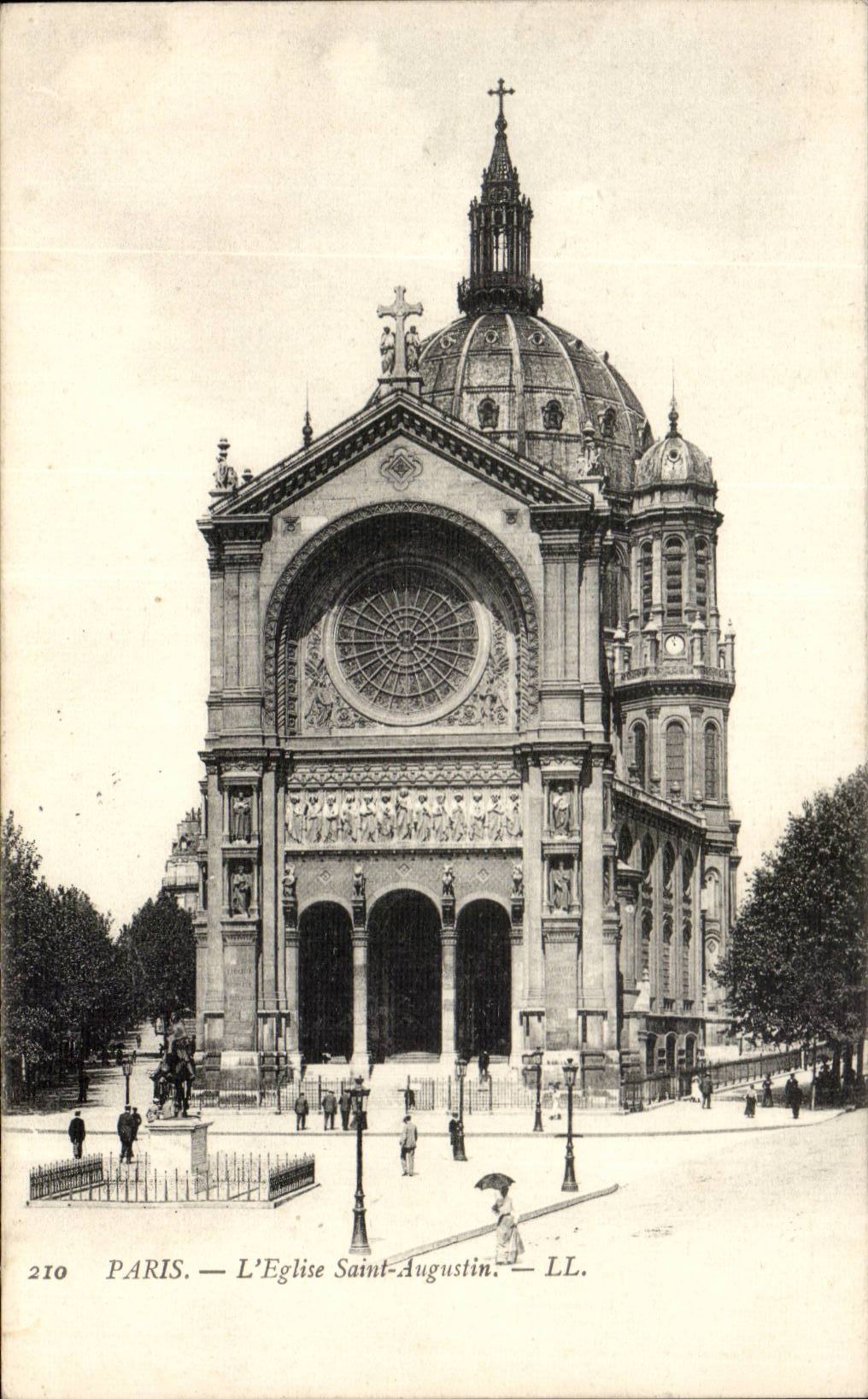 Paris CPA Eglise Saint Augustin