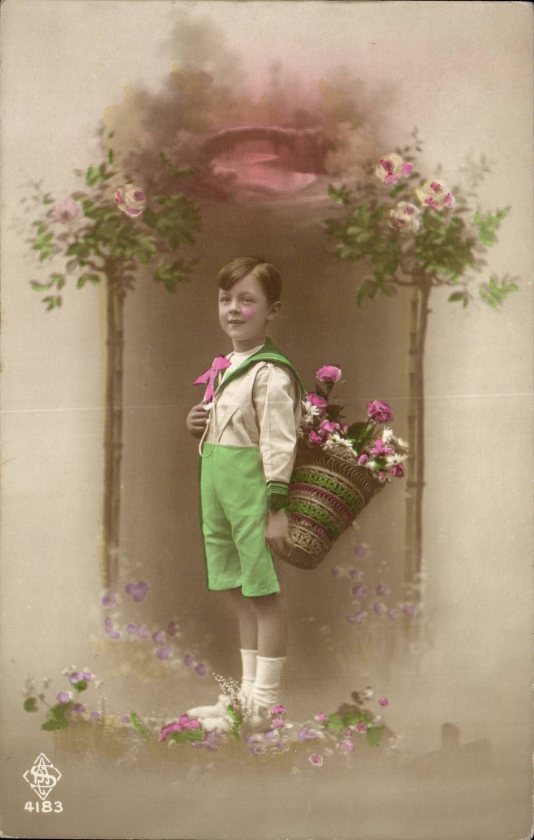 CPA Fantaisie Enfant Garcon