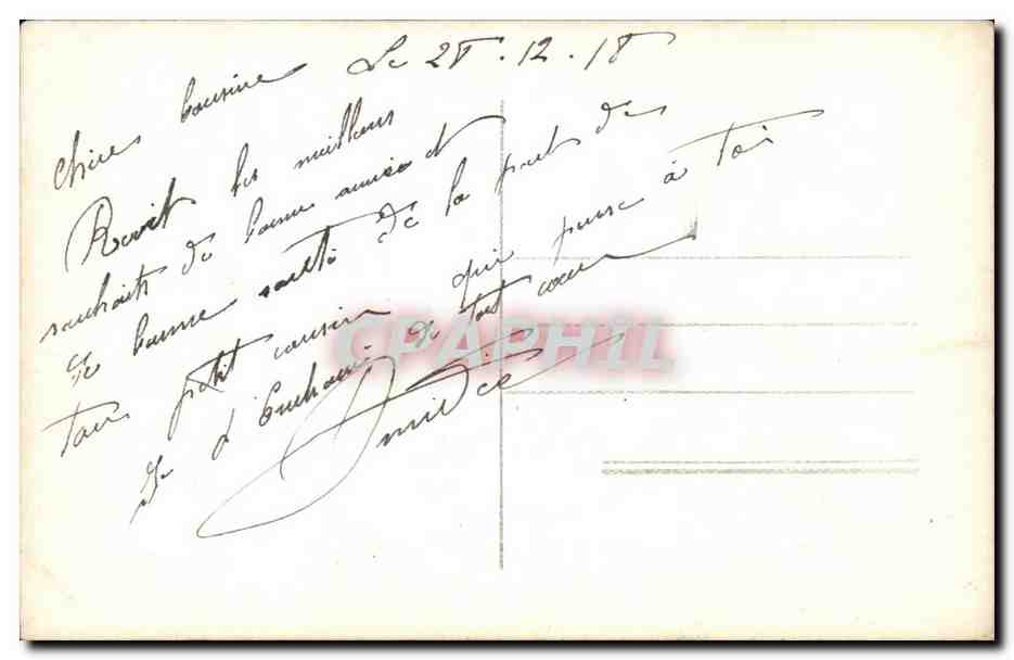 Amour timide — scène hivernale — Bonne-France, n°1182 — Reverso