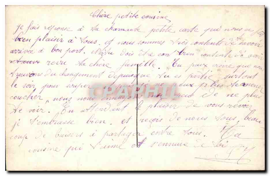 CPA Fantaisie Enfant  — Rückseite