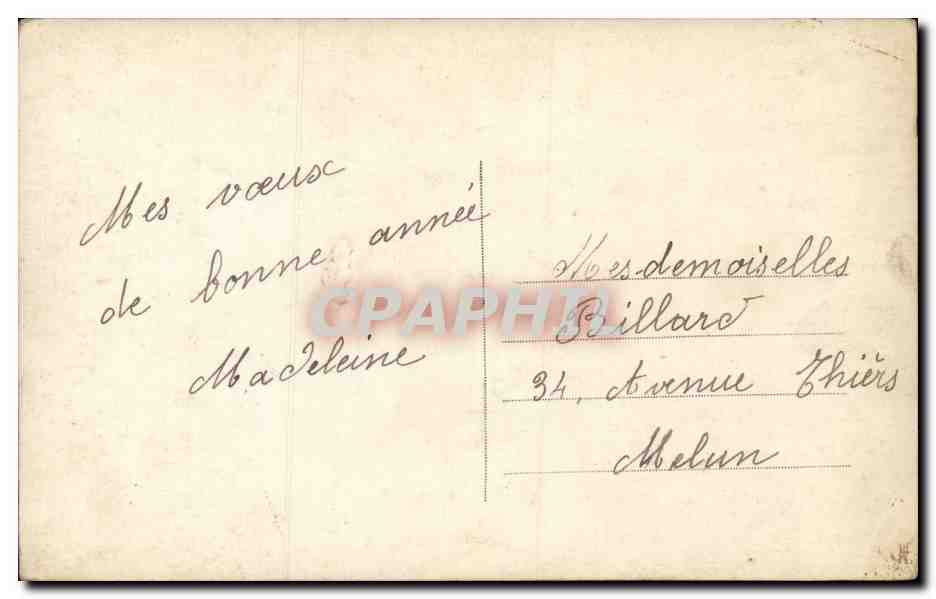 CPA Fantaisie Enfants Ange Angel — Rückseite
