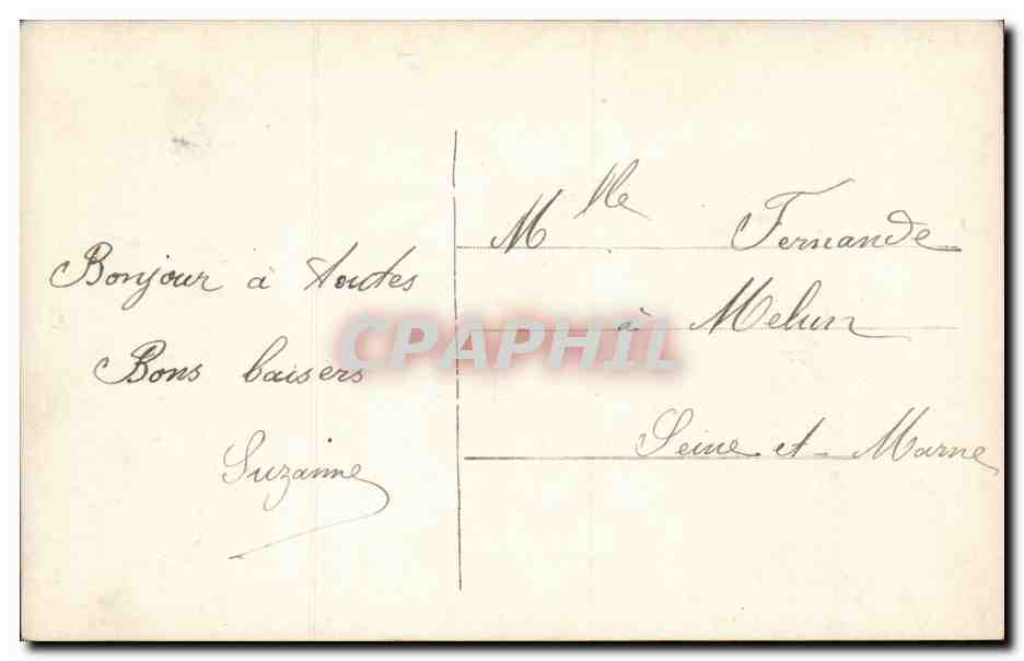 CPA Fantaisie Femme Paques Easter — Verso